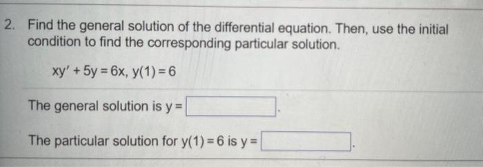Solved 2. Find the general solution of the differential | Chegg.com