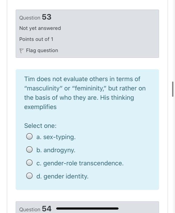 Questions Prelim Exam 2 - Question 1 Correct Mark 1 out of 1. Flag