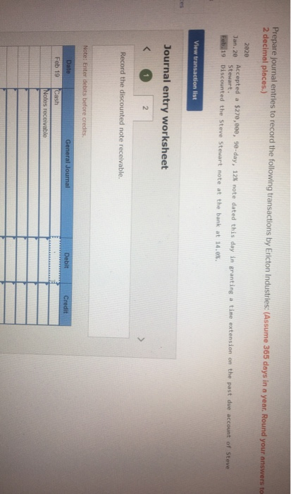 Solved Prepare Journal Entries To Record The Following Chegg