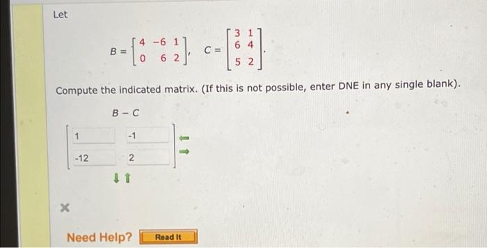 Solved Let B = 19 4 -6 1 6 2 31 64 2 CE Compute The | Chegg.com