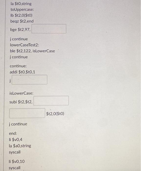 Solved Following code converts lower case alphabets to upper | Chegg.com