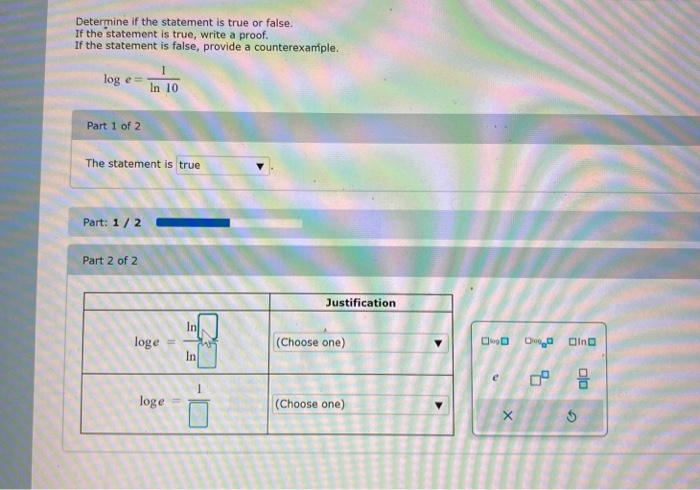 Solved Determine If The Statement Is True Or False. If The | Chegg.com