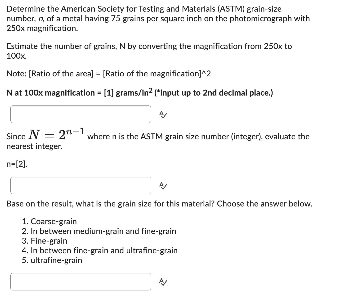 Solved Determine the American Society for Testing and | Chegg.com