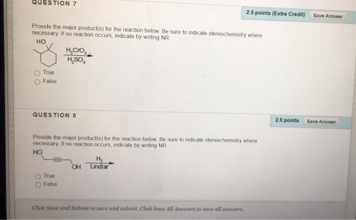 Solved QUESTION 7 2.5 points (Extra Credit) Save Answer | Chegg.com