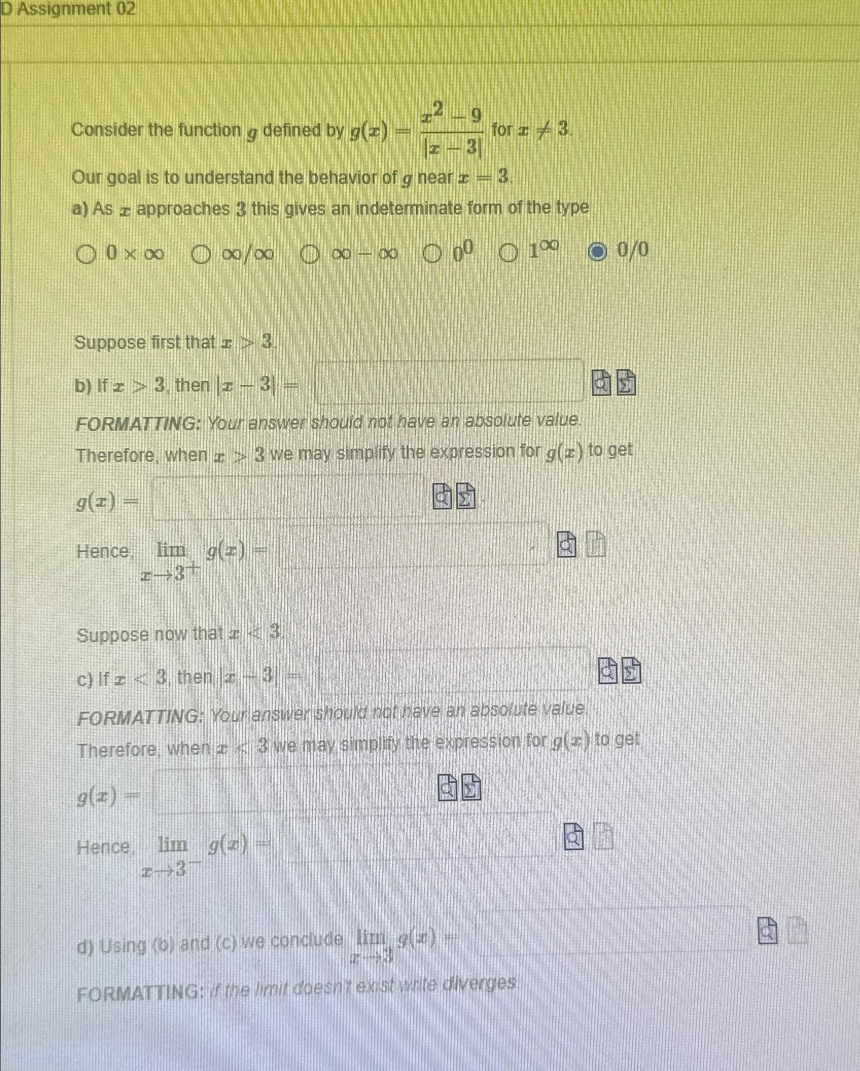 Solved D Assignment 02Consider the function g ﻿defined by | Chegg.com