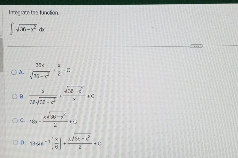 f x )= sqrt 36 x 2