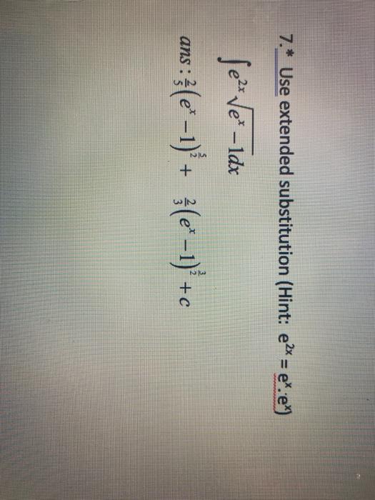 Solved Use U-sub for In(expression) rule In x 22. •dx ans : | Chegg.com