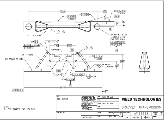 Solved 1. ﻿What units are used on this drawing, US customary | Chegg.com