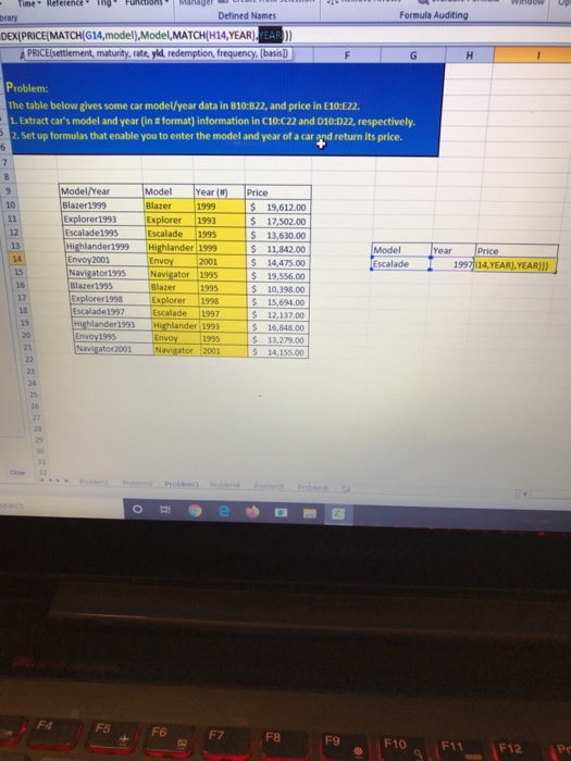 Solved Window Ur Formula Auditing Time Reference F Ons