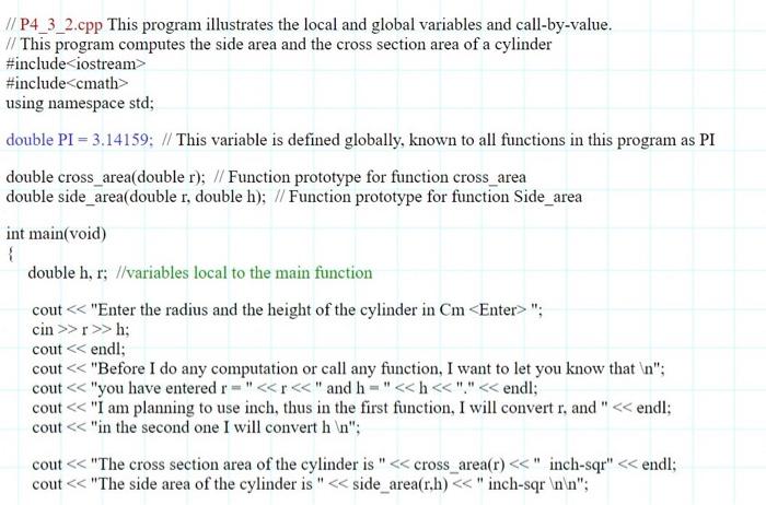 Solved // P4_3_2.cpp This program illustrates the local and | Chegg.com