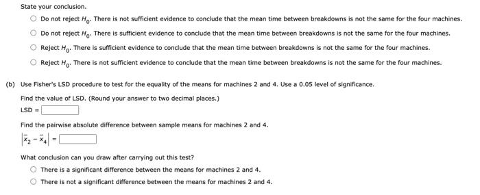 Solved To test for any significant difference in the number | Chegg.com