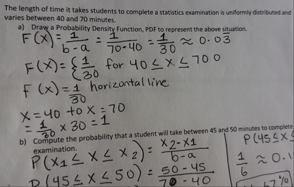 Solved The length of time it takes students to complete a | Chegg.com