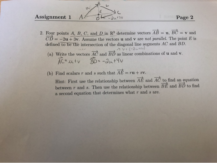 Solved L 7 Etc Assignment 1 Alok Qu 3v Page 2 2 Four Po Chegg Com