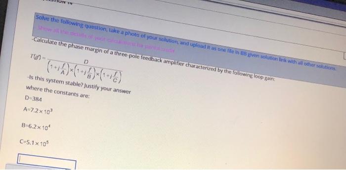 Solved ON 19 Solve the following question, take a photo of | Chegg.com