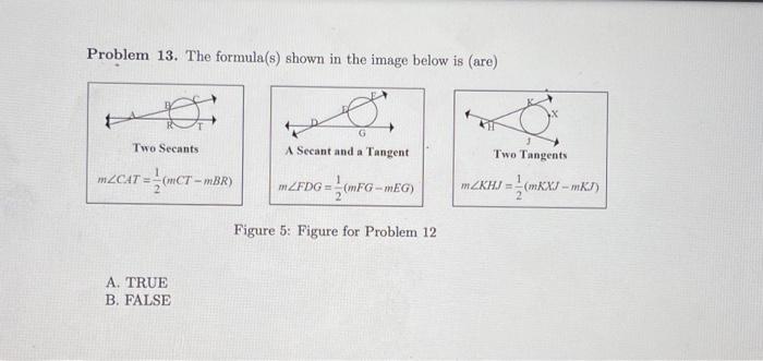 Solved Problem 13. The formula(s) shown in the image below | Chegg.com