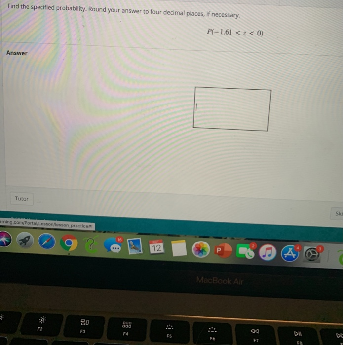 Solved Find the specified probability. Round your answer to | Chegg.com