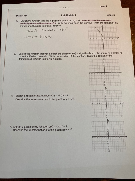 Solved 3. Sketch the image of the shape reflected across the