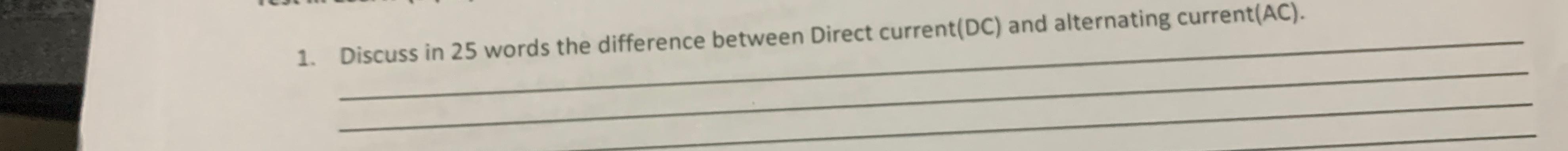 Solved Discuss in 25 ﻿words the difference between Direct | Chegg.com