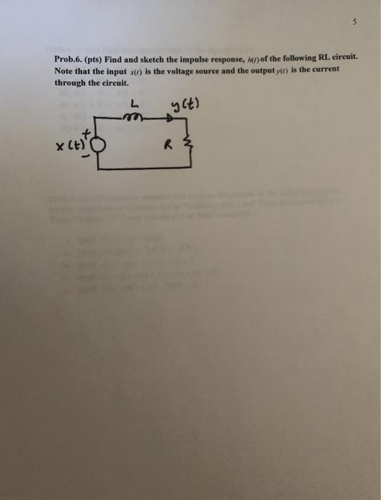 1 2 3 EECE-303 Signals and Systems I Practice Test # | Chegg.com