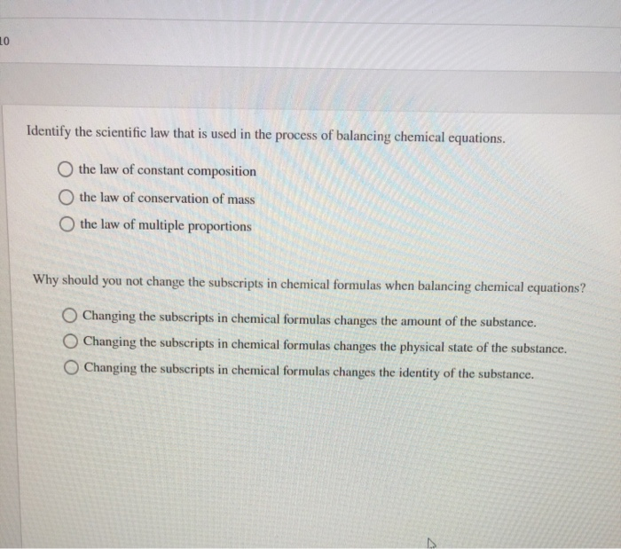 Solved Identify The Scientific Law That Is Used In The | Chegg.com Solved Identify The Scientific Law That Is Used In The | Chegg.com