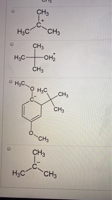 Solved Which of the following intermediates are formed in | Chegg.com