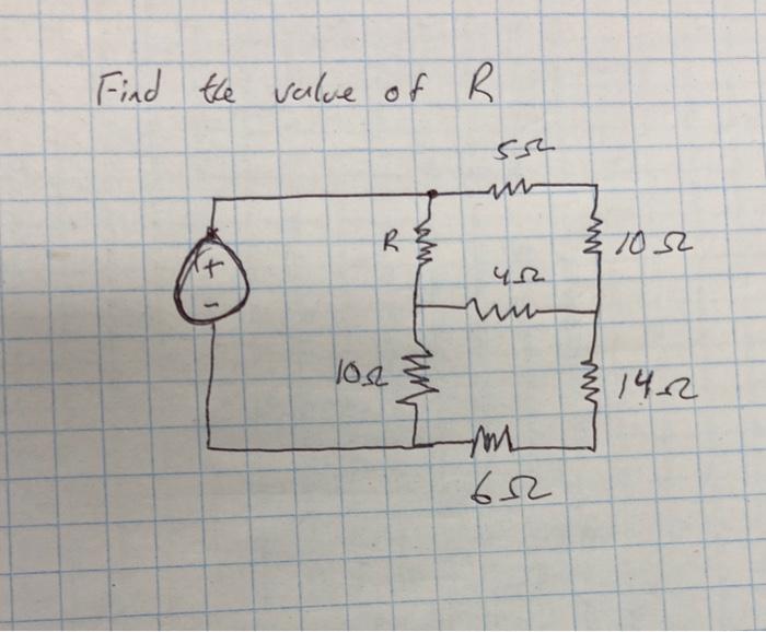 Solved Find the value of RFind the value of R | Chegg.com