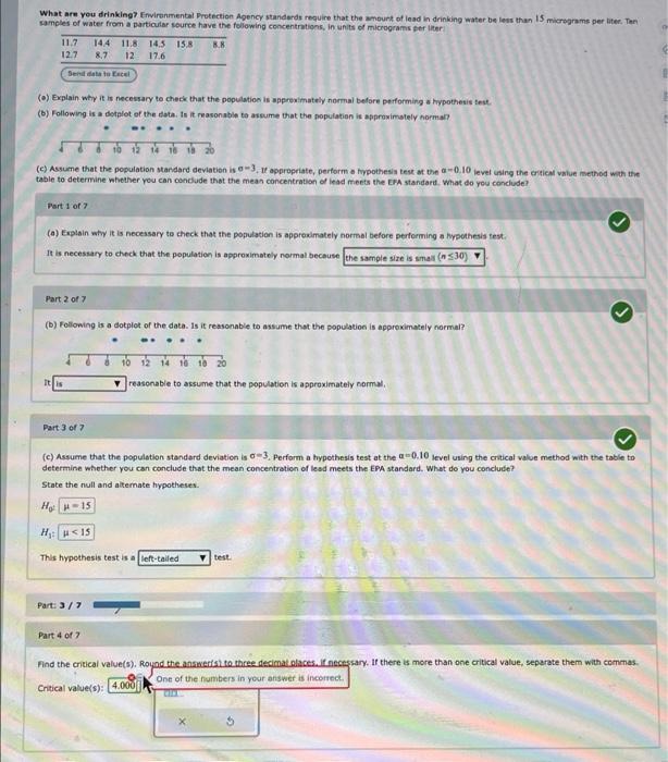 Solved hi i need help figuring out part 4. it says that one | Chegg.com
