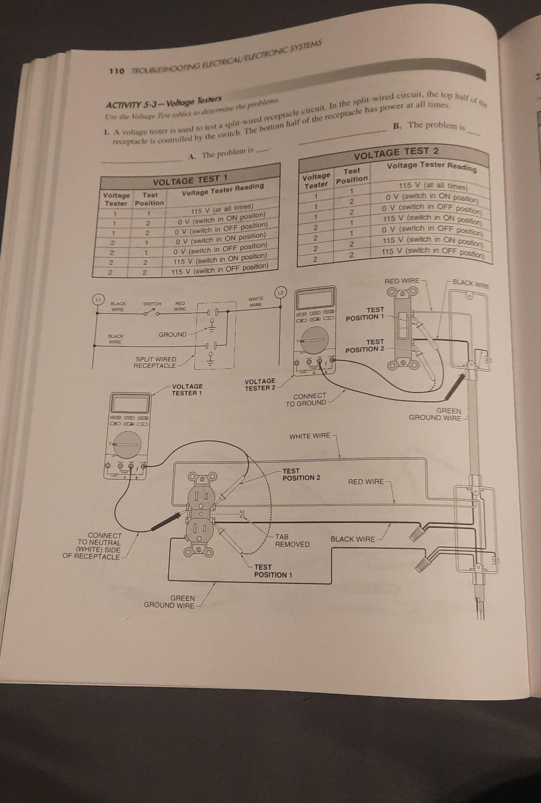 Solved 110 TROUBLESHOOTING ELECTRICAL ELECTRONIC SYSTEMS