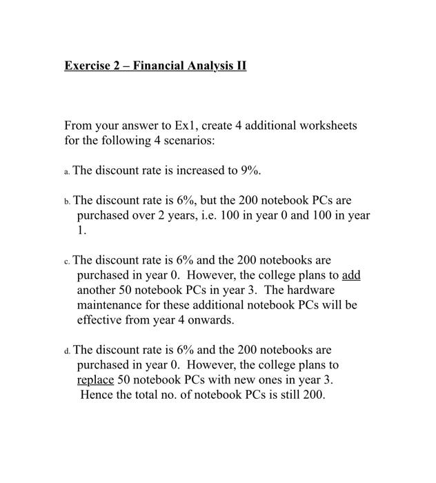 Solved Exercise 1 - Financial Analysis I Suppose Tom has | Chegg.com