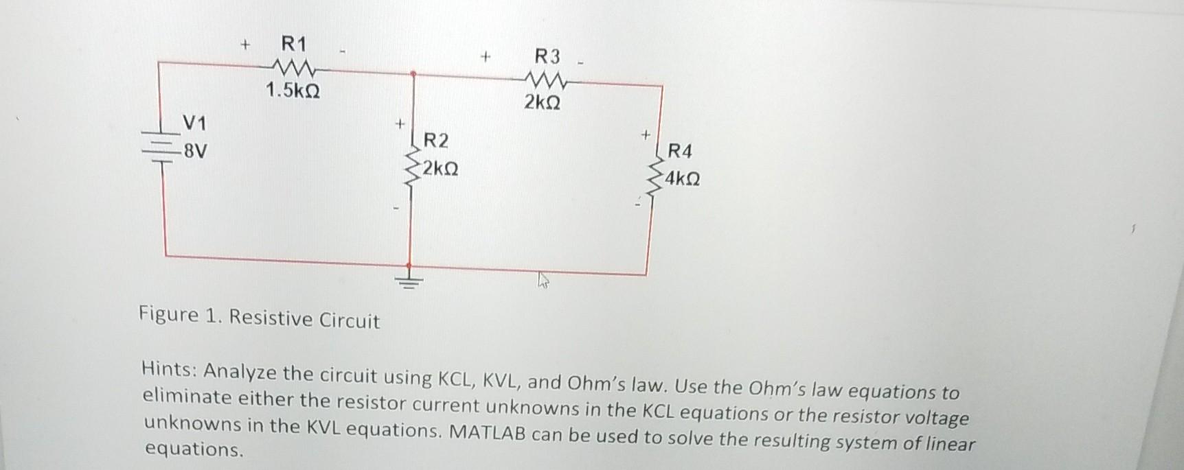 Solved Project 1 Analyze The Circuit Of Figure 1 To | Chegg.com