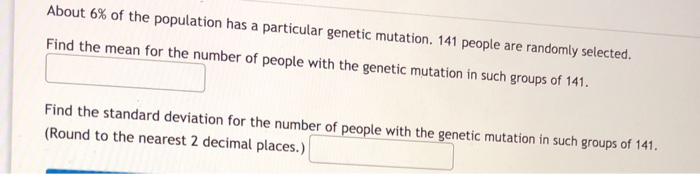 Solved About 6% of the population has a particular genetic | Chegg.com