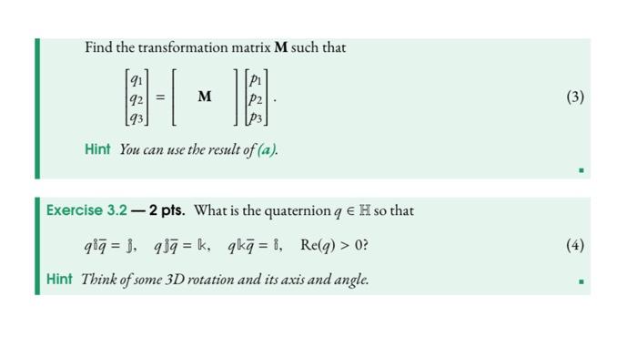 Exercise 3.1 - 2 pts. Consider an object (such as the | Chegg.com