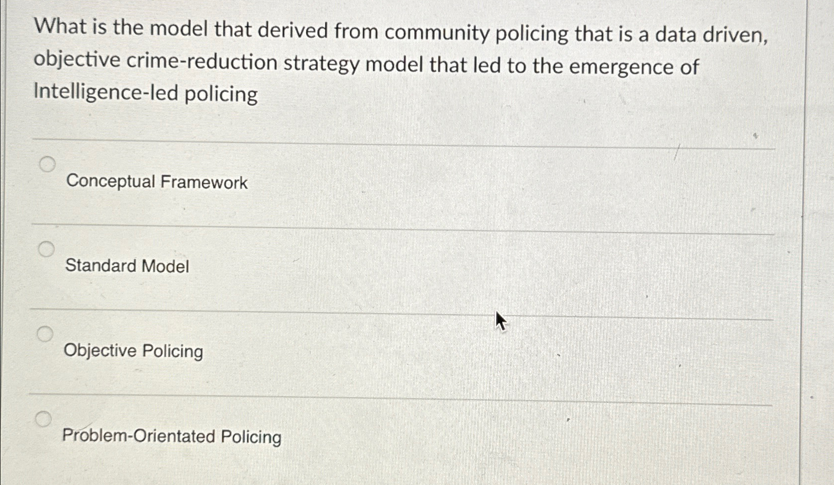 Solved What is the model that derived from community | Chegg.com