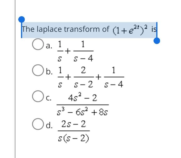 1 S LAPLACE visual data 2