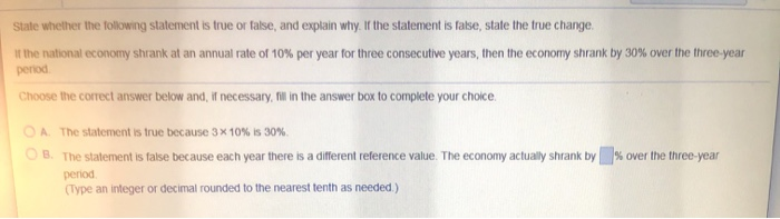 Solved State whether the following statement is true or | Chegg.com