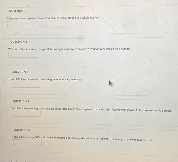 Solved answer the 5 questions from the first image using the | Chegg.com