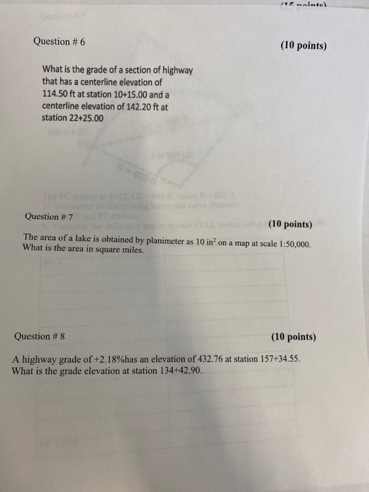 Solved Question #1 (10 Pom13) On a map drawn to scale of 1 | Chegg.com