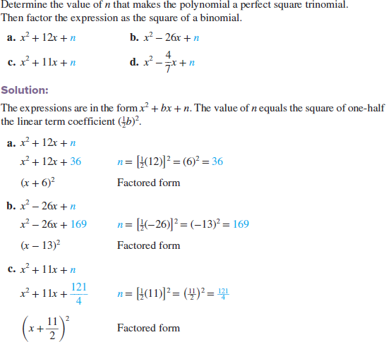 Solved Find The Value Of N So That The Expression Is A Perfect