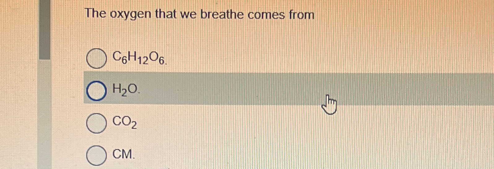 Solved The oxygen that we breathe comes | Chegg.com
