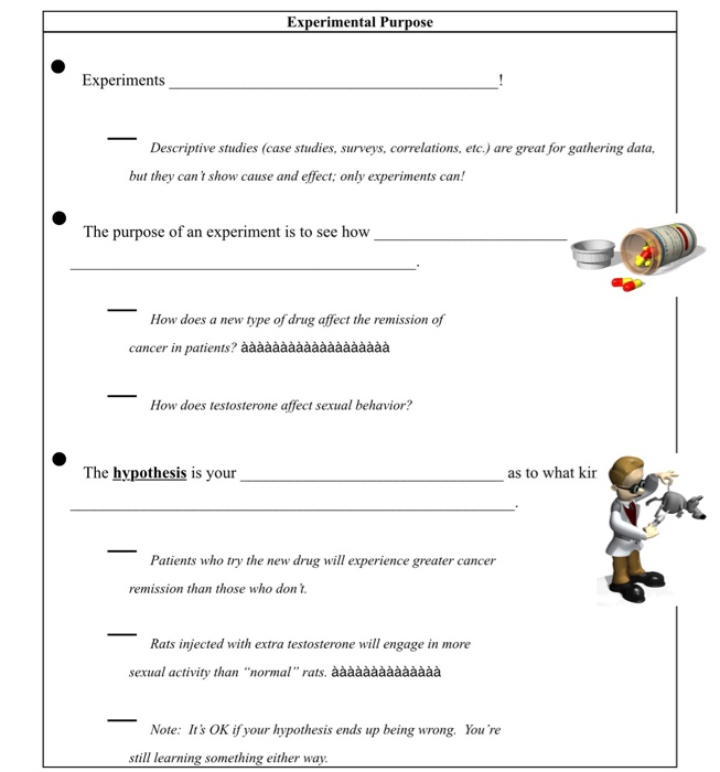 Solved Basic Experimentation The Scientific Method Step 1 A Chegg Com