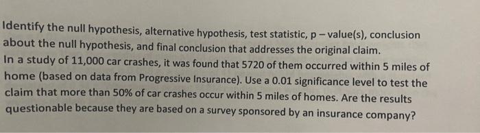 how to find null and alternative hypothesis on statcrunch