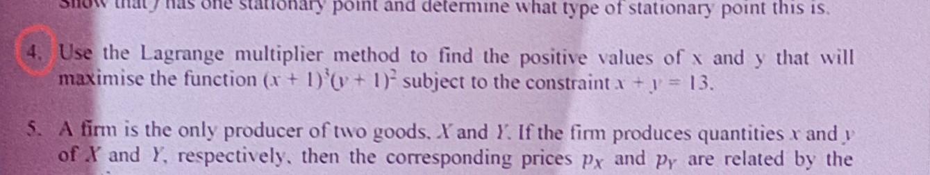 solved-4-use-the-lagrange-multiplier-method-to-find-the-chegg