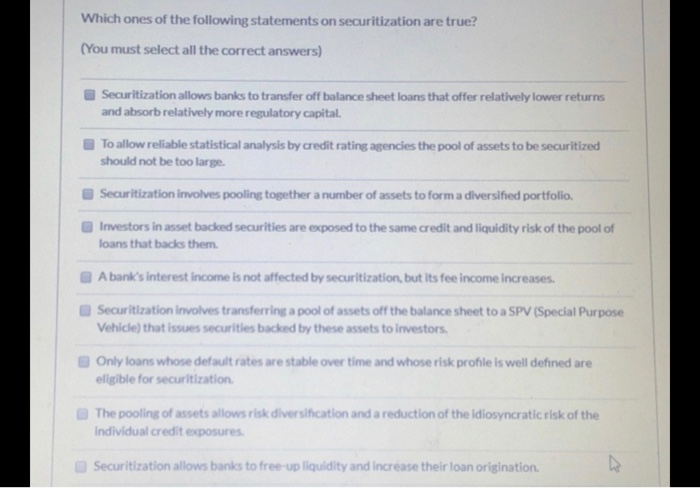 Which Of The Following Statements About Stretching Is Not True Solved Which ones of the following statements on | Chegg.com