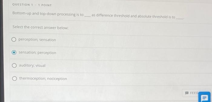 Solved QUESTION 1 - 1 POINT Bottom-up and top-down | Chegg.com