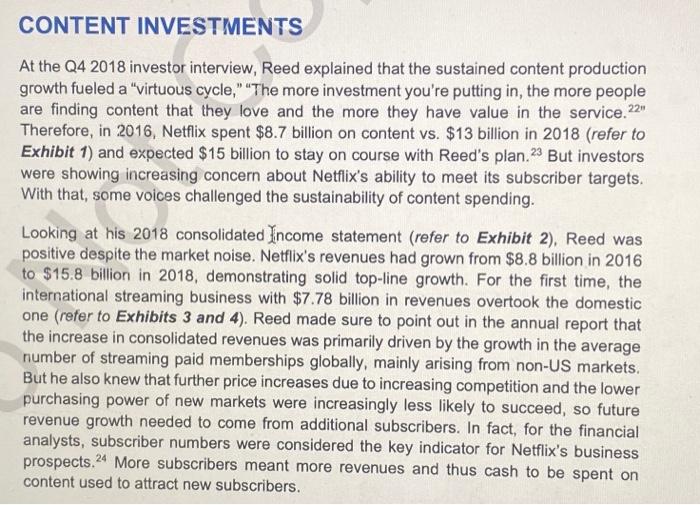 Solved Netflix Case Study: Is Netflix Building a House of | Chegg.com