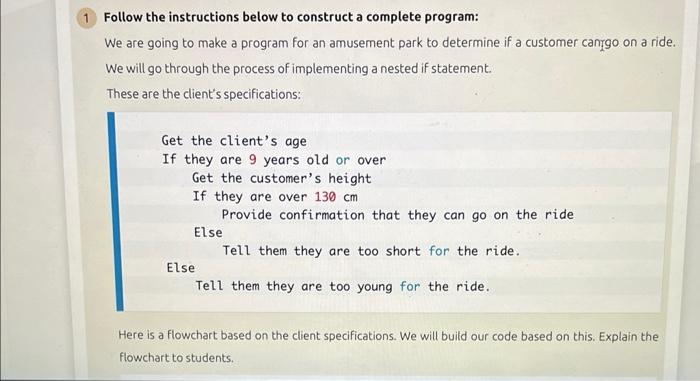 Solved Follow the instructions below to construct a complete