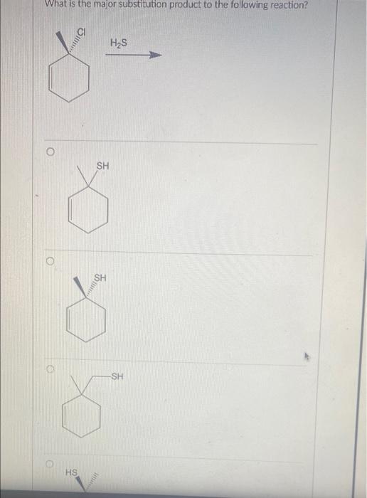 Solved D Question 12 2 pts What is the major product to the | Chegg.com