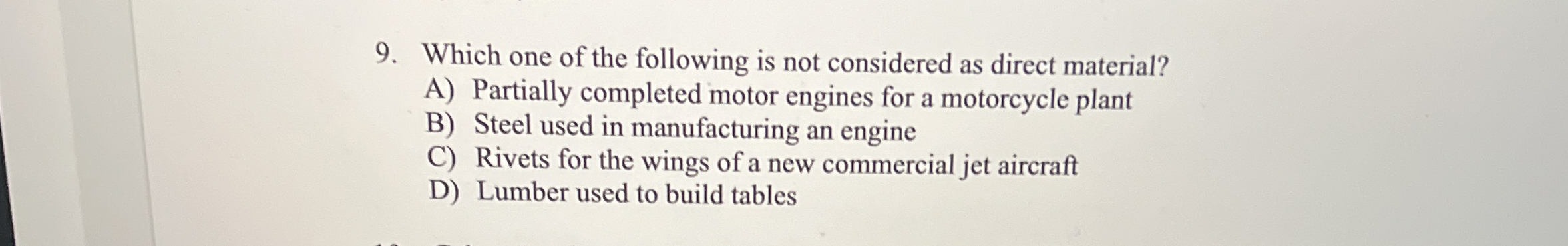Solved Which one of the following is not considered as | Chegg.com