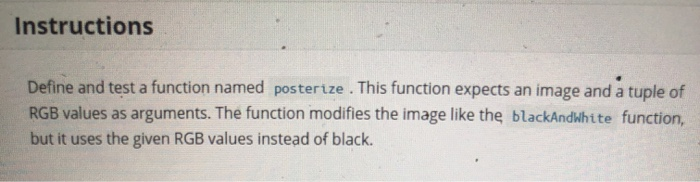 Solved Instructions Define and test a function named | Chegg.com