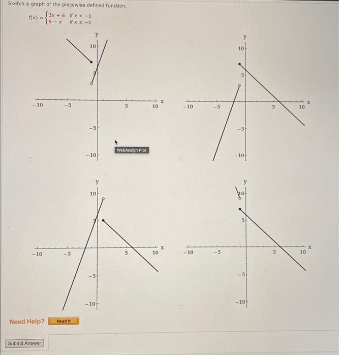 Solved Sketch a graph of the piecewise defined function. | Chegg.com